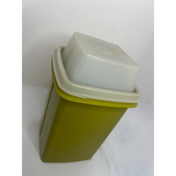 Vintage Tupperware Pickle Keeper Holder Avocado Green 1330 -3 - Picture 4 of 5